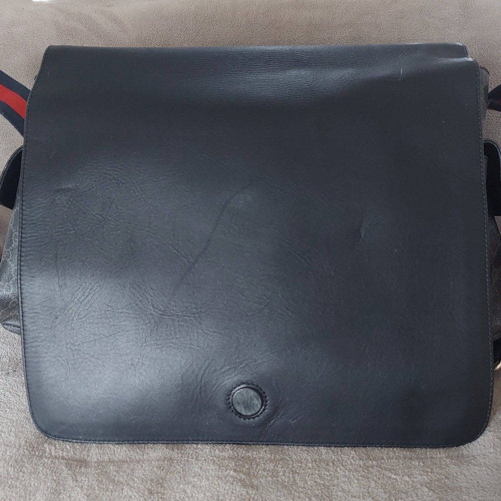 Gucci Black and Gray Men's Diaper Bag - Picture 3 of 6